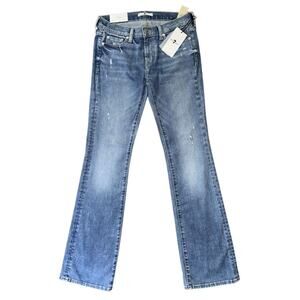 NWT 7 For All Mankind Original Bootcut Low-Rise Summer Fig Jeans 27X34